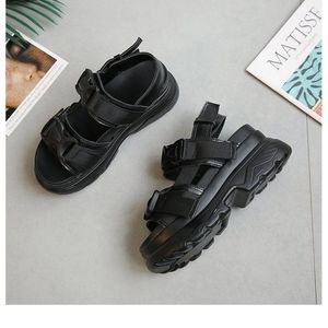 Buckle Strap Platform Sandal